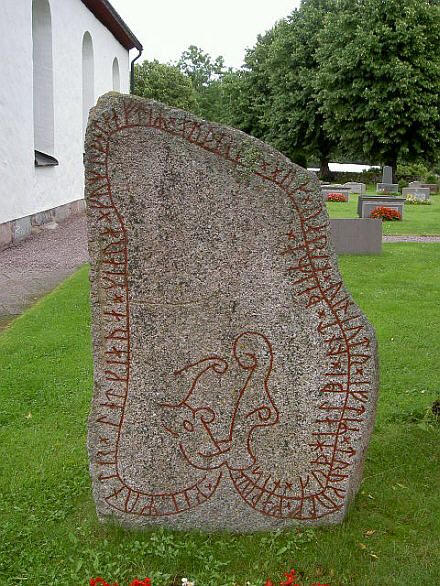 Stenen vid Mellby kyrka